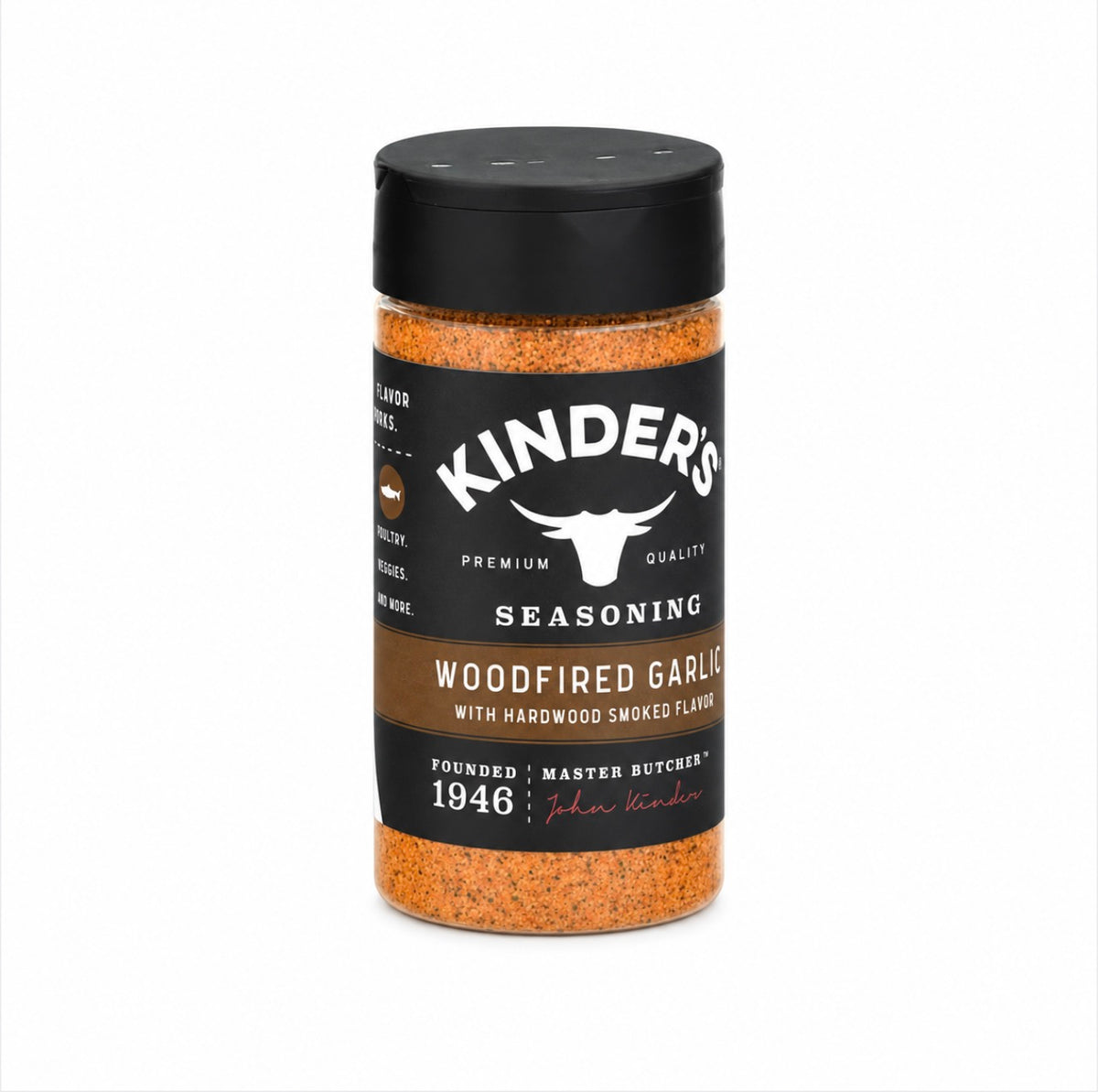 Kinder's Woodfired Garlic Seasoning - 6 Ounce
